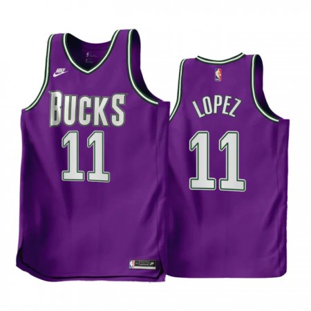 Milwaukee Bucks Brook Lopez 11 purple Nike 2022-23 Classic Edition Miesten Pelipaidat Swingman